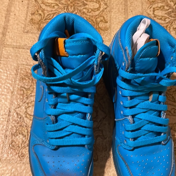 Jordan 1 Retro High Gatorade Blue Lagoon, Size 6Y Style - Picture 6 of 6